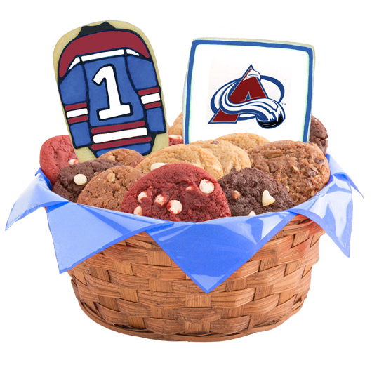 WNHL1-COL - Hockey Basket - Colorado Cookie Basket