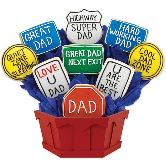 A193 - Dad Appreciation Highway Cookie Bouquet