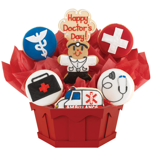 A93 - Drs. Day w/Ambulance Cookie Bouquet