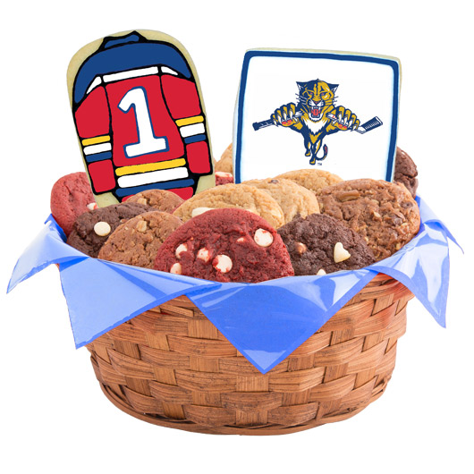 WNHL1-FLA - Hockey Basket - Florida Cookie Basket