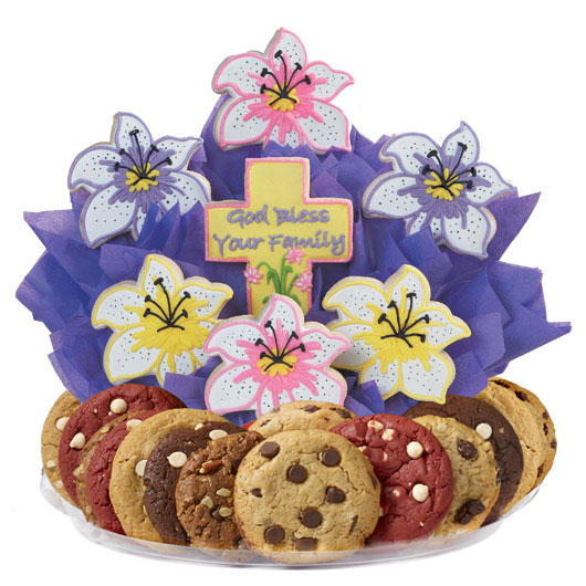 Flowers of Faith Gourmet Gift Basket