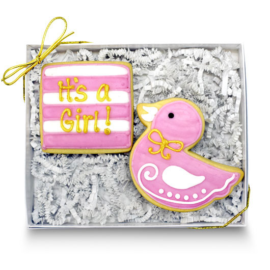 GB471 - It’s a Girl Gift Box Cookie Box