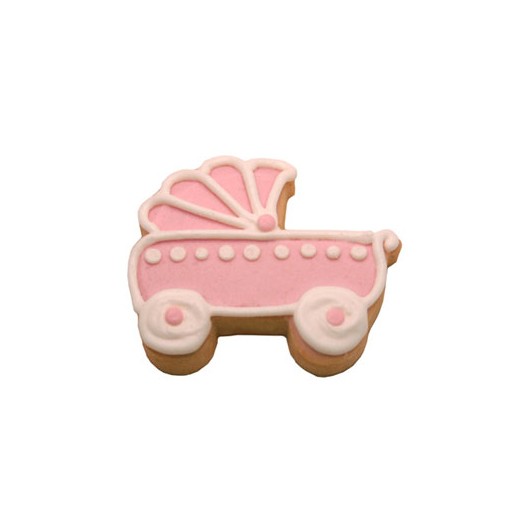 CFG10 - Baby Girl Carriage Cookie Favors Cookie Favors