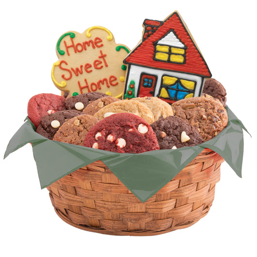 W36 - Houses Basket Cookie Basket