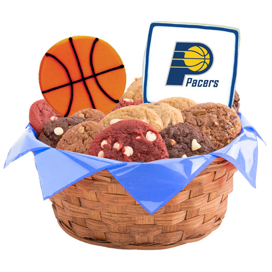 WNBA1-IND - Pro Basketball Basket - Indiana Cookie Basket
