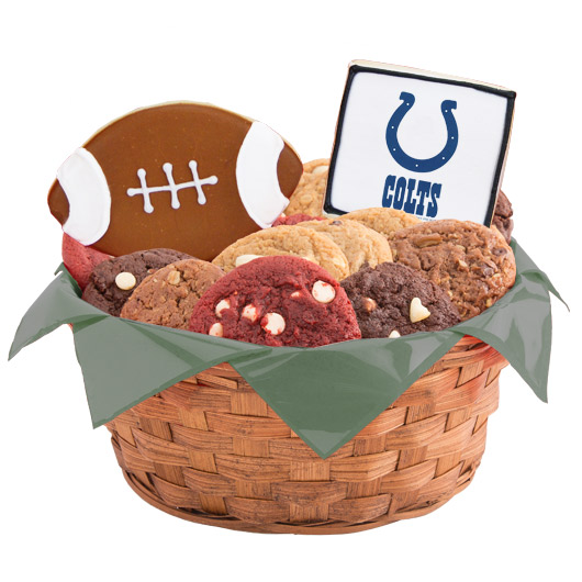 WNFL1-IND - Football Basket - Indianapolis Cookie Basket