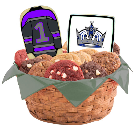 WNHL1-LAK - Hockey Basket - Los Angeles Cookie Basket