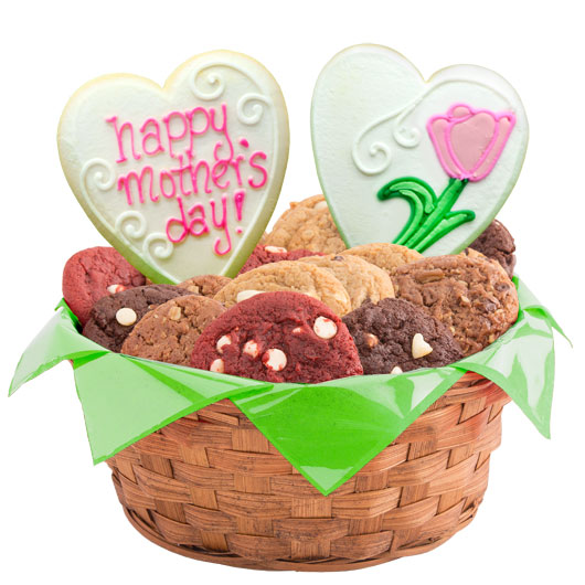 Mom's Tulip Blossoms Cookie Basket