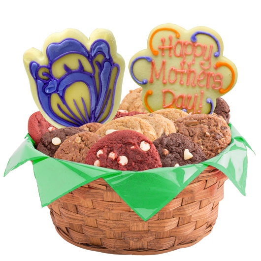 Mother's Spring Blossoms Cookie Basket