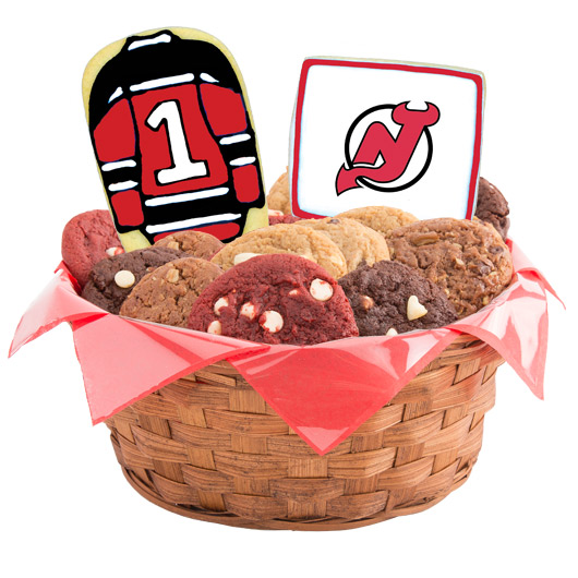 WNHL1-NJD - Hockey Basket - New Jersey Cookie Basket