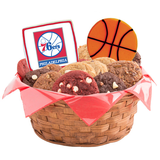 Pro Cookie Basketball Cookie Basket - Philadelphia