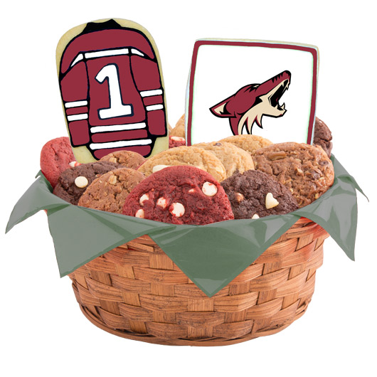 WNHL1-PHX - Hockey Basket - Phoenix Cookie Basket