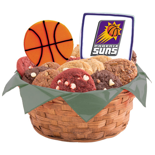 WNBA1-PHX - Pro Basketball Basket - Phoenix Cookie Basket