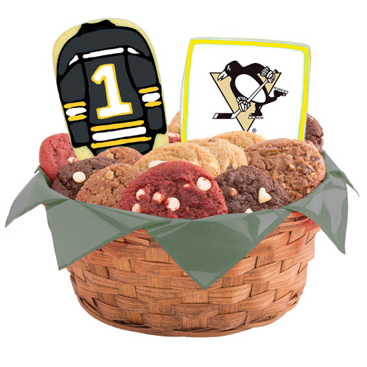 WNHL1-PIT - Hockey Basket - Pittsburgh Cookie Basket