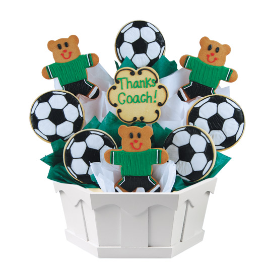 A220 - Soccer Thank You Cookie Bouquet