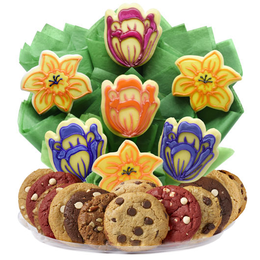 B129 - Spring Blossoms BouTray™ Cookie Boutray