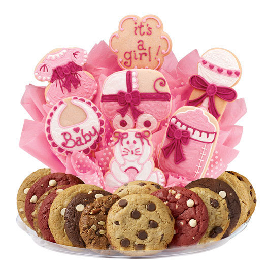 B246 - Sweet Baby Girl BouTray™ Cookie Boutray