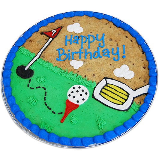 PC32 - Tee Time Happy Birthday Cookie Cake Cookie Cake