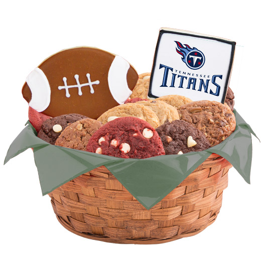 WNFL1-TEN - Football Basket - Tennessee Cookie Basket