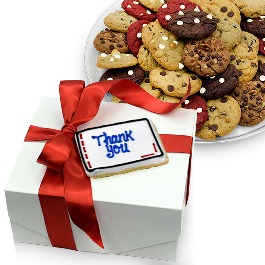 BXT9 - Two Dozen Gourmets with Message Tag Gourmet Cookies