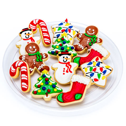 TRY488 - Cookies for Santa Favor Tray Cookie Tray