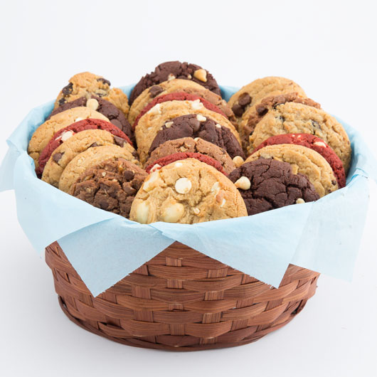 BXW24 - Gourmet Basket - Two Dozen Gourmet Cookies