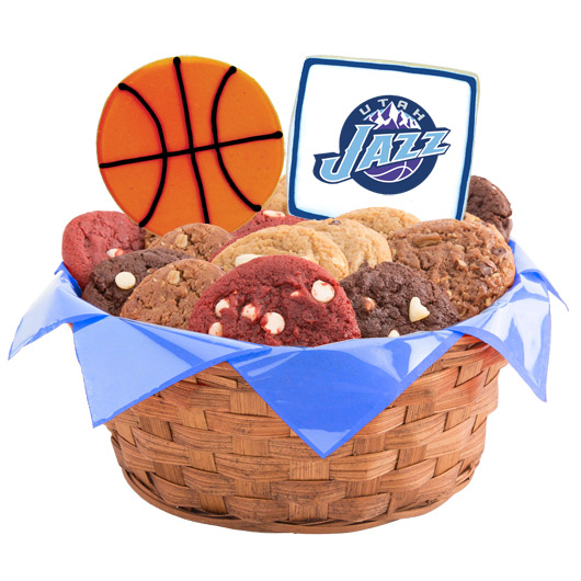WNBA1-UTA - Pro Basketball Basket - Utah Cookie Basket