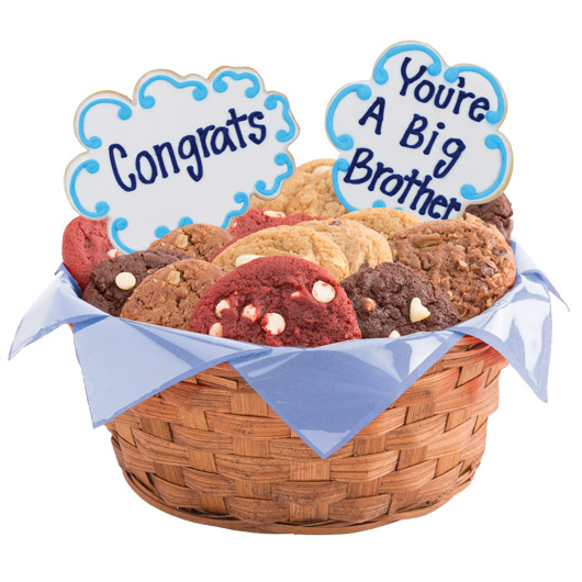 W367 - You're A Big Brother Basket Cookie Basket