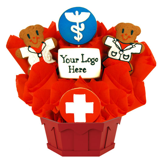 Health Care Appreciation Cookie Bouquet | Cookies by Design