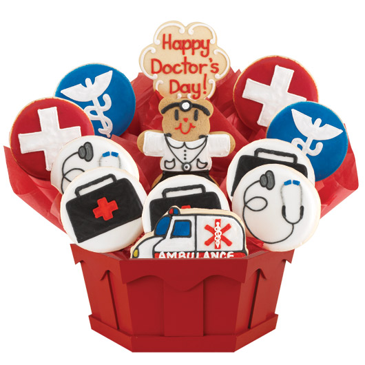Doctor's Day Cookie Bouquet | Cookies by Design